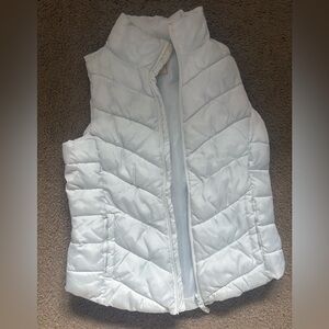 White Puffer Vest